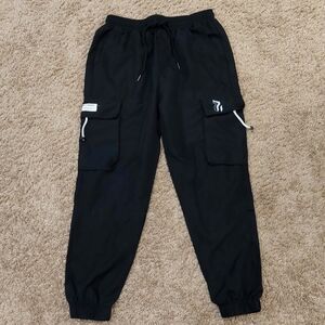 🤑5/$25 SHEIN Lightweight Black Cargo Jogger Pants